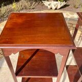 Pair of Louis XV Style Mahogany Side Tables
