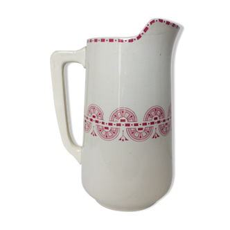 Gien ironstone pitcher jug, Tangier model 210796