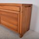 Vintage solid elm sideboard by Pierre Chapo, model R08