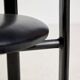 Ensemble de 6 MK9170 CHAISE À CADRE MÉTALLIQUE DE STYLE POSTMODERNE