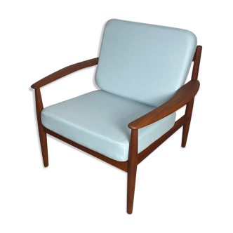 Fauteuil en teck danois par Grete Jalk années 1960