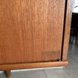 Vintage Scandinavian enfilade from the 60s in teak