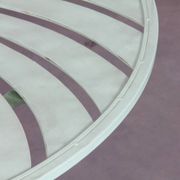 Round metal garden table, 1990