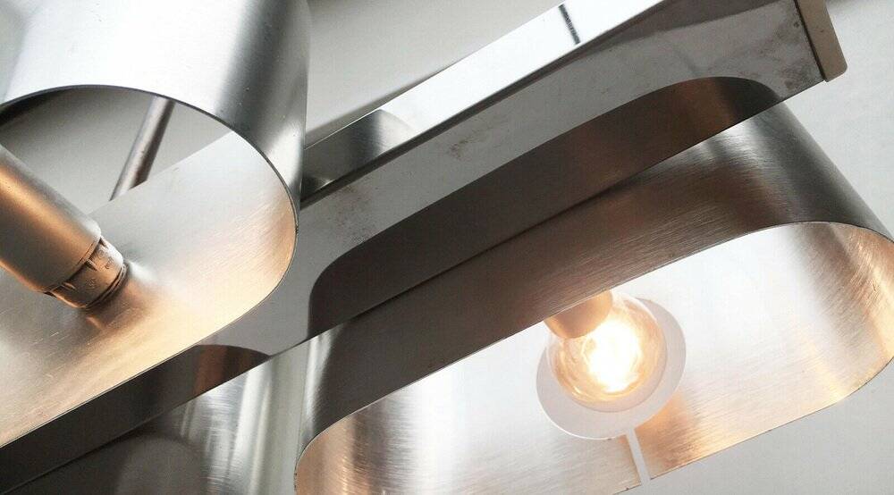 Mid-Century Space Age French Ceiling Lamp, 1960s