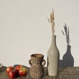 Vintage 70s shell vase