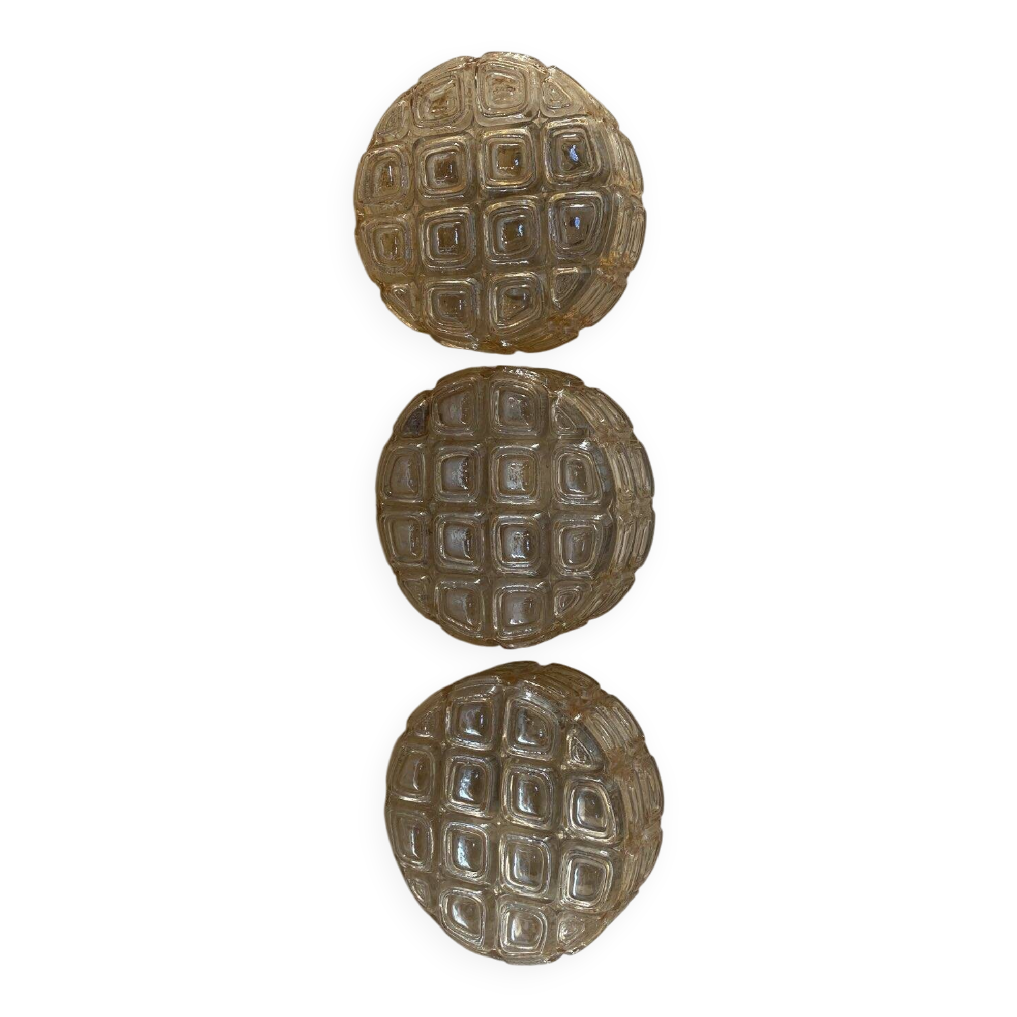 Vintage amber wall light