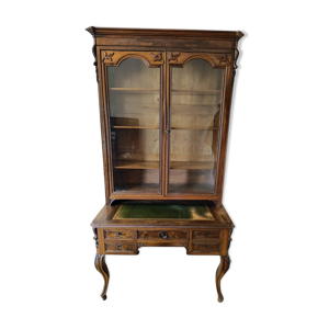 Bureau vitrine bibliothèque