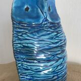 Ceramic OWL Rimini Blu by ALDO LONDI for BITOSSI, Italy