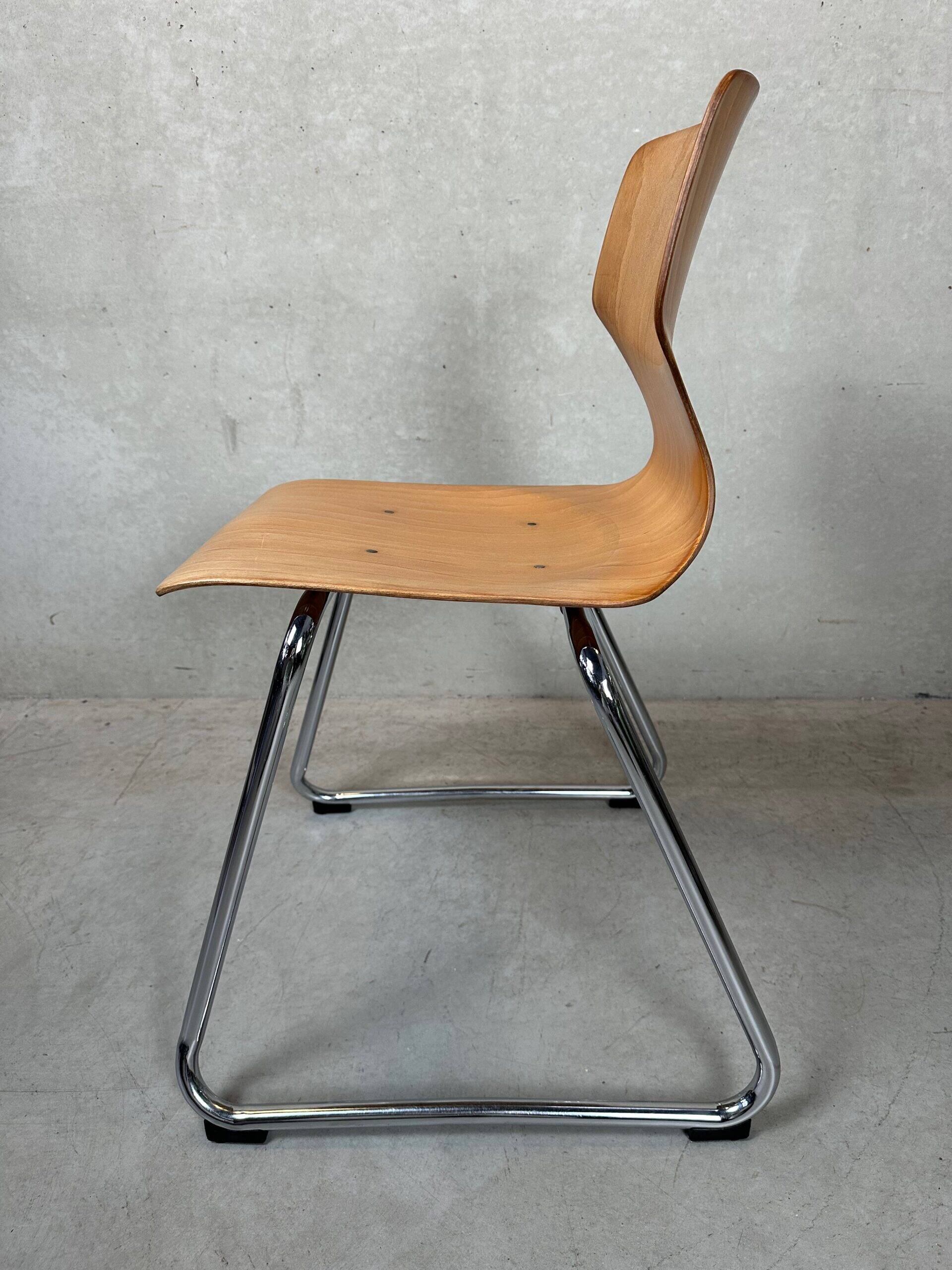 Vintage Pagholz plywood chair – Adam Stegner, 1970s