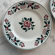 Deux assiettes plates Villeroy & Boch