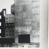 Rosine nusimovici, untitled (building), c 1980. black and white silver print