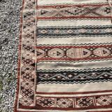 Ancien tapis d'orient Kilim 160 x 79 cm