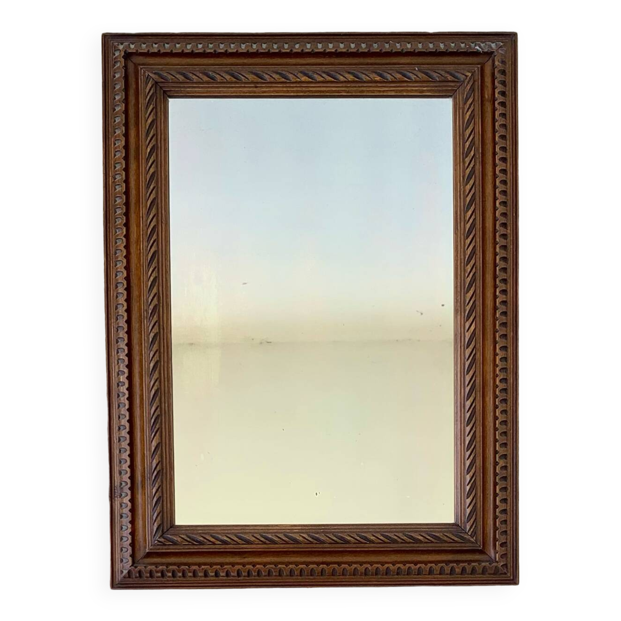 Wooden mirror