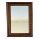 Wooden mirror