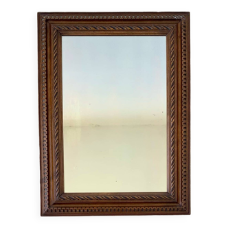 Wooden mirror