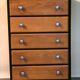Commode, chiffonnier en bois vintage 1950