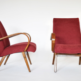 Pair of armchairs model 53 by Jaroslav Smídek for TON, years 1960
