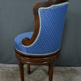 Louis XVI Style Beech Swivel Harpist Chair – Early 20th Century