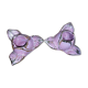 A pair of pink earthenware candlesticks (1940s–50s)