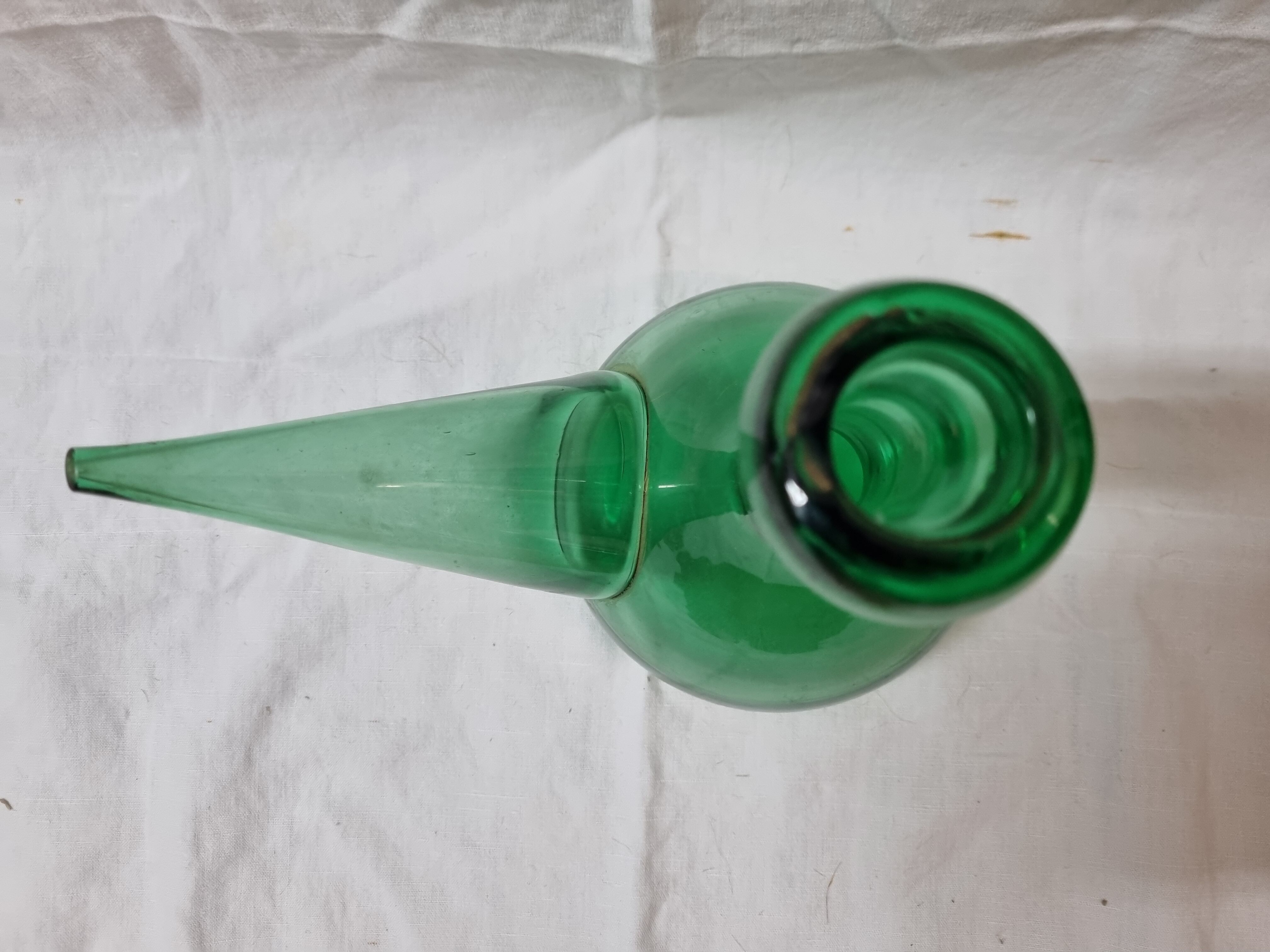 Carafe à décanter Maroc en verre vert