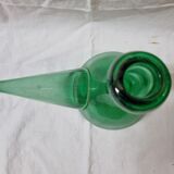 Morocco decanter in green glass