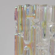 Original Frantisek Vizner Glass ´Maze´ Vase for sklo union Rosice 1960s