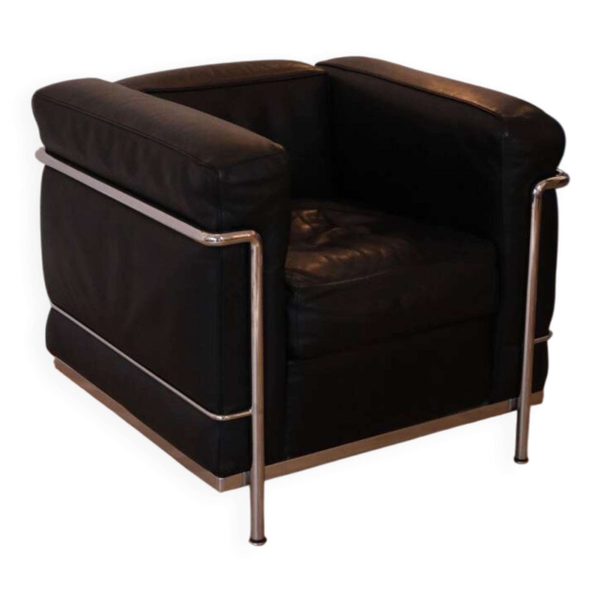 "LC2" armchair by Le Corbusier, Charlotte Perriand for Cassina