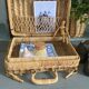 Small rattan suitcase