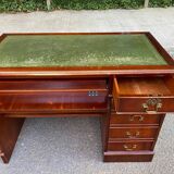 Rosjohn 1950s English Solid Mahogany Desk