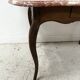 Louis XV mid-table in oak and marble, 18th century.