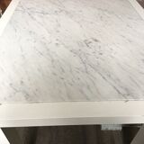 White marble dining table india mahdavi