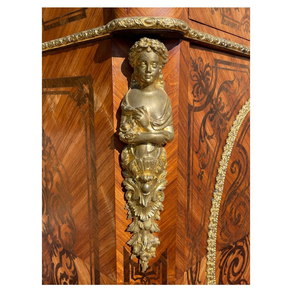 Napoleon III Marquetry Buffet