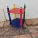 Pencil coffee table, design Pierre Sala