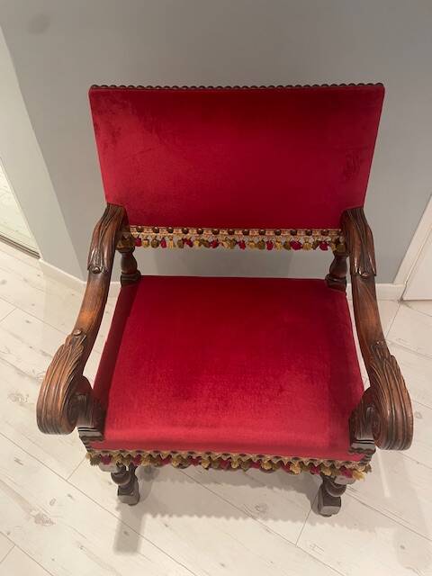 Louis XIII style armchair