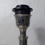 Silver metal lamp