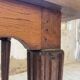 Solid oak farmhouse table 185cm