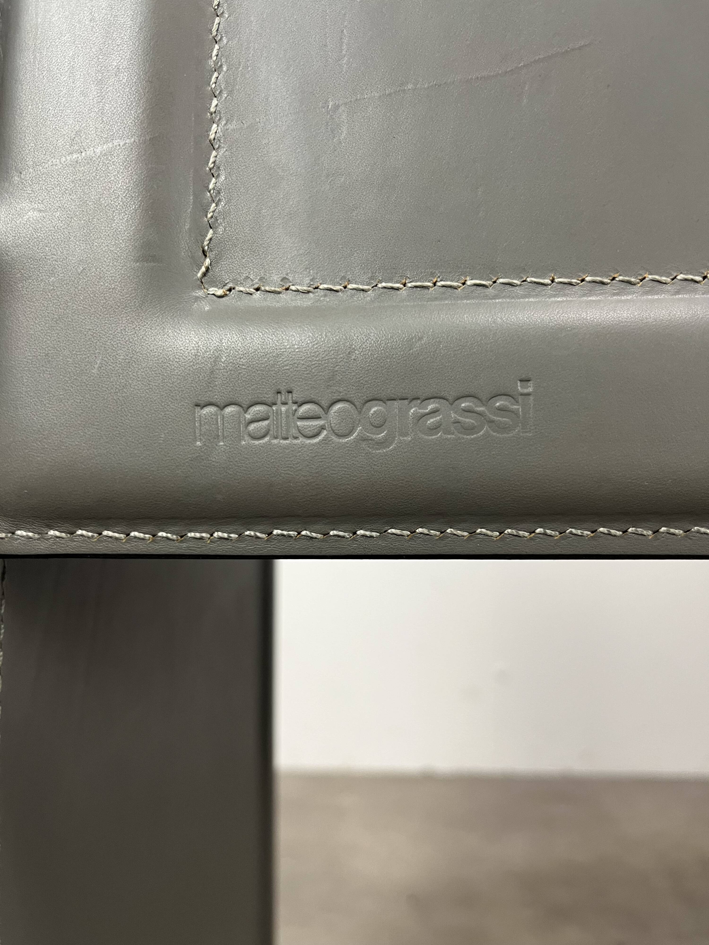 Paire de chaises Korium par Tito Agnoli pour Matteo Grassi