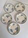 5 assiettes plates Sarreguemines modèle Royat