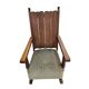 Fauteuil en chêne années 1930 Hauteur 110 Profondeur 70 Largeur 75 Hauteur d'assise 46 cm