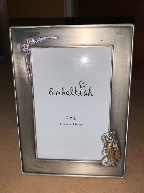 Silver Brass Photo Frame