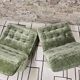 Pair of vintage velvet armchairs 1970"