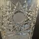 Large Bohemian crystal vase, 20th century