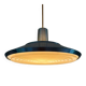 Vintage Danish Nordisk Solar - in style of Louis Poulsen Klassependel - Silver space age lamp