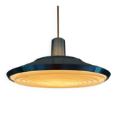 Vintage Danish Nordisk Solar - in style of Louis Poulsen Klassependel - Silver space age lamp