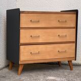 Commode pieds compas 1960