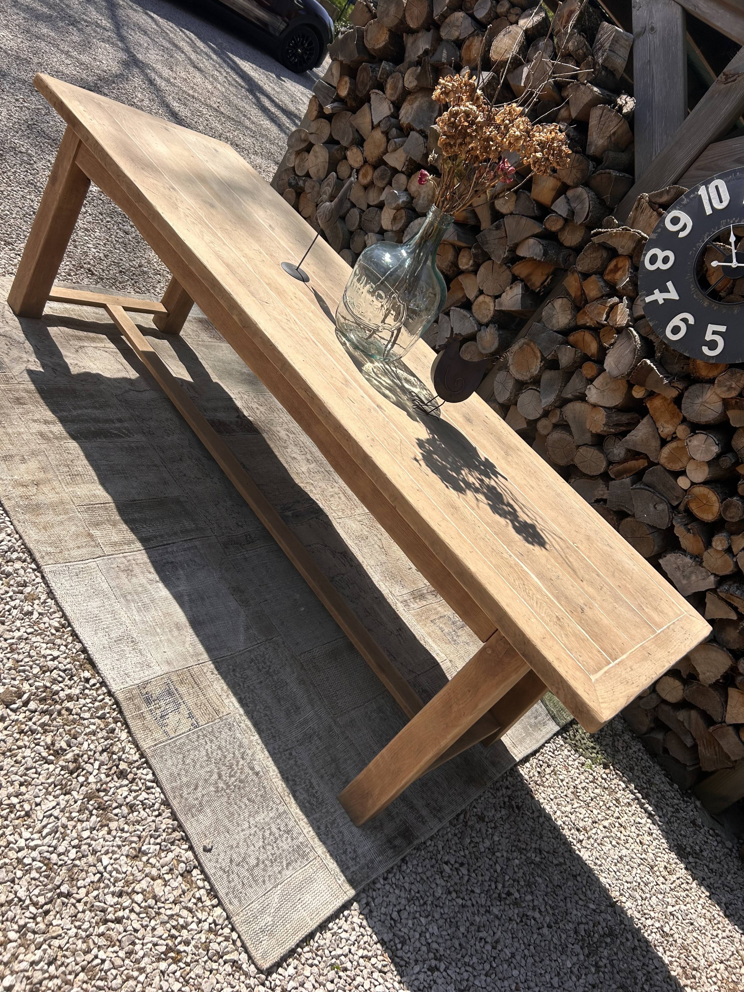 250cm renovated farmhouse table