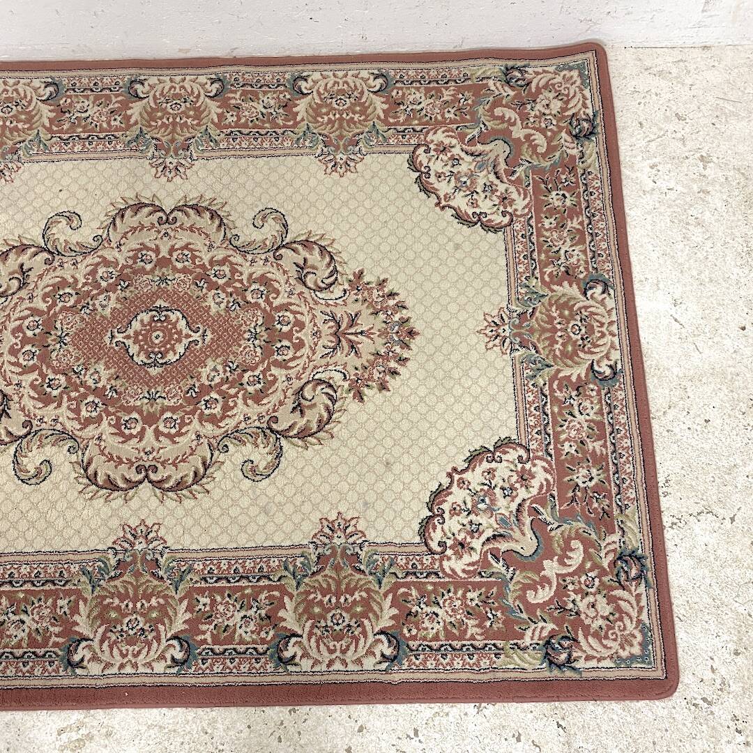 Pale pink Persian rug
