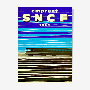 SNCF retro style poster