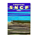 SNCF retro style poster