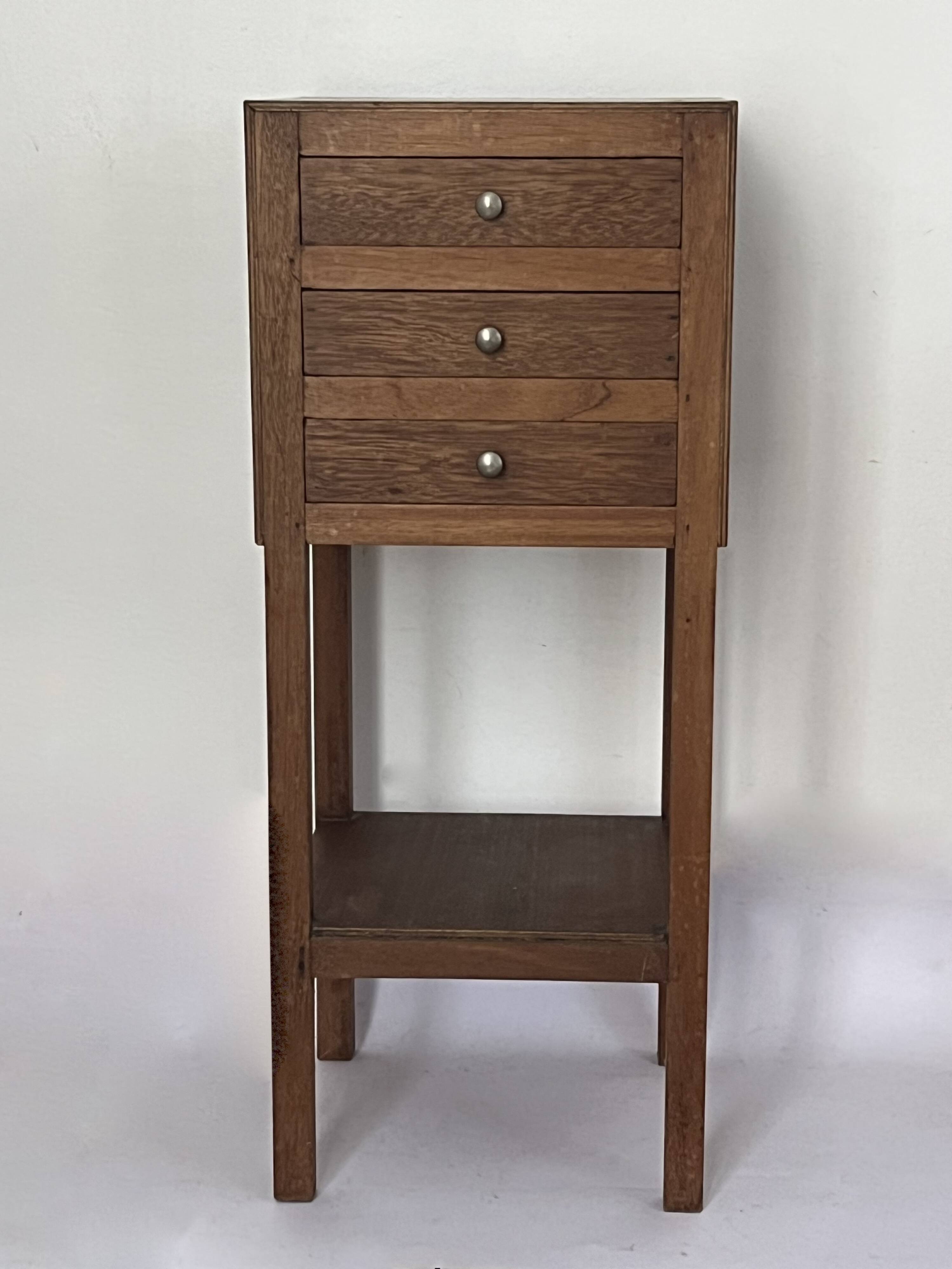 Vintage bedside table from the 1940s/1950s.